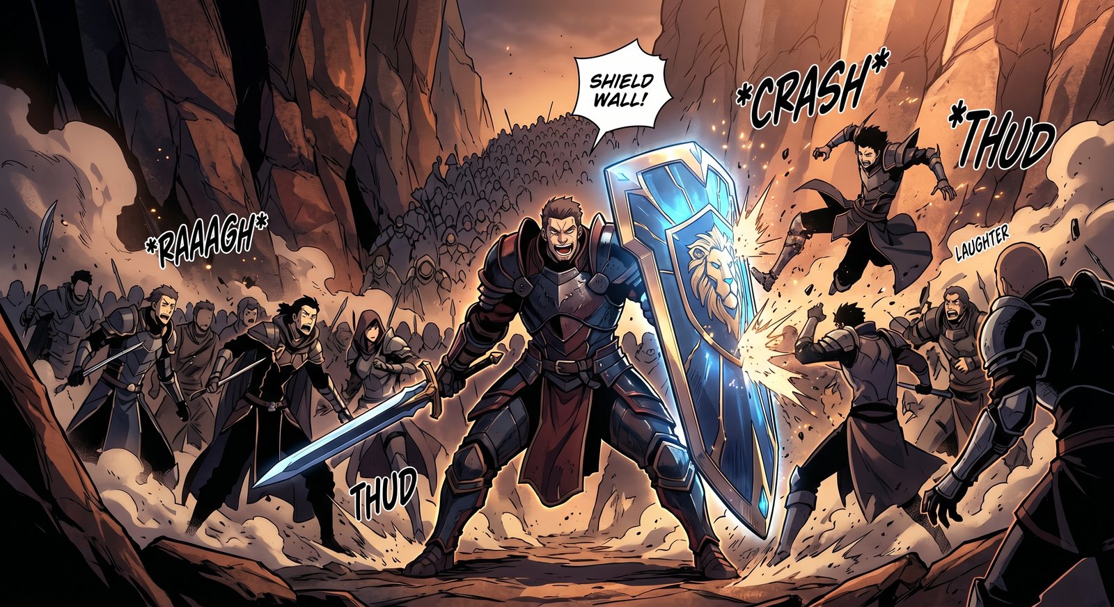 Shield Wall holds the canyon gates