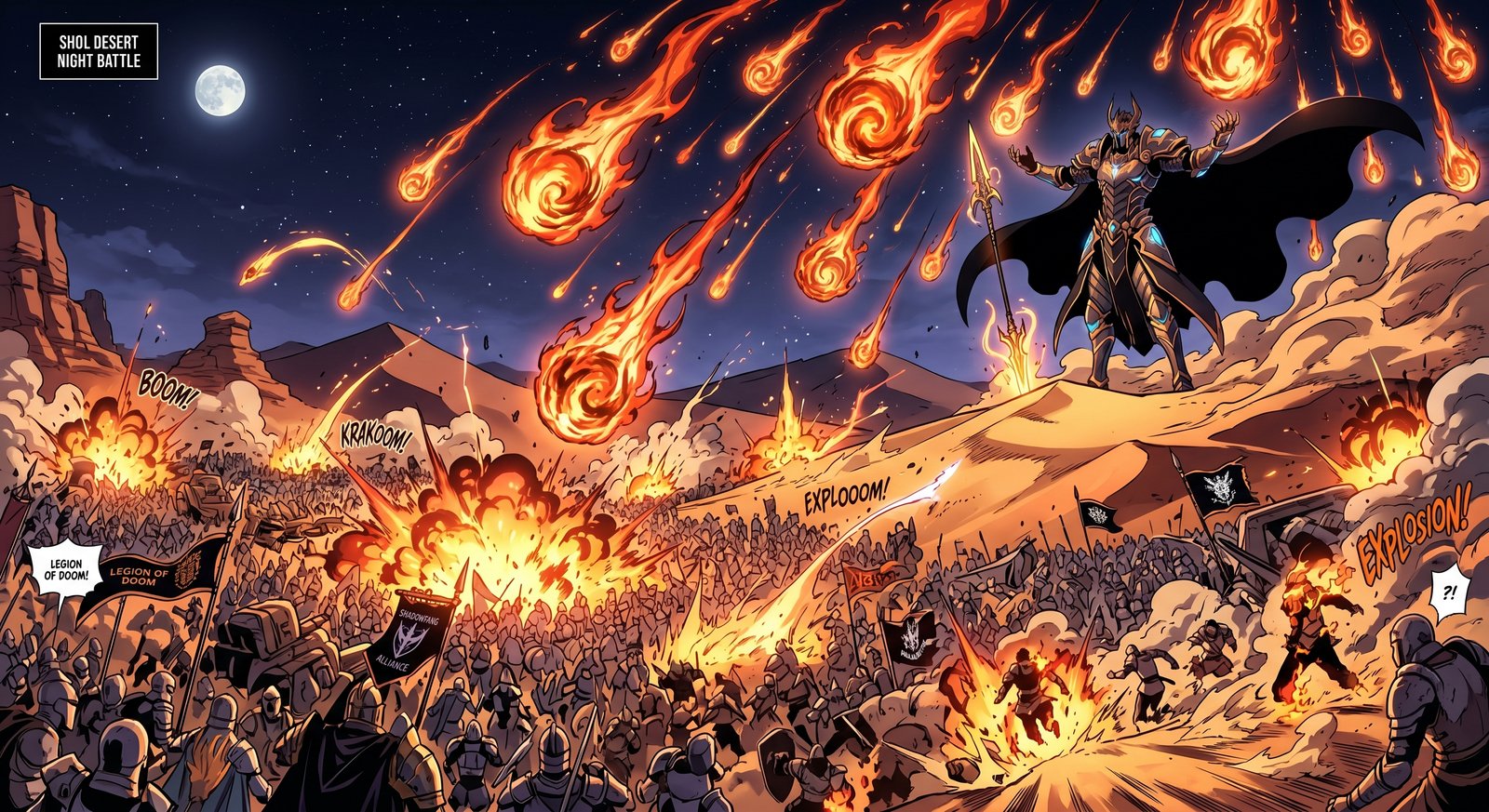 Odin and Silverrain rain fire and lightning